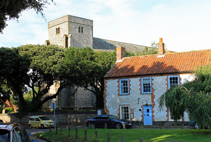 Thornham village and church