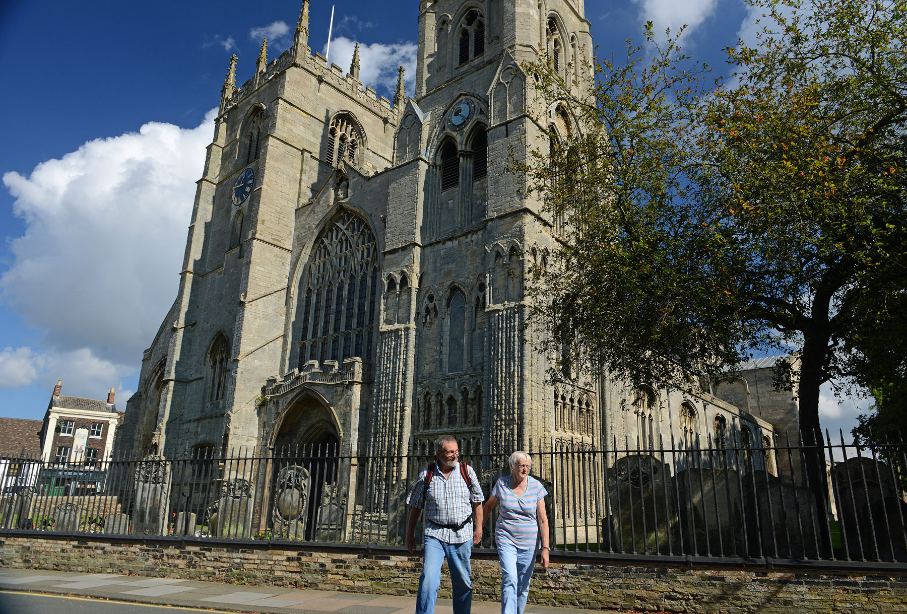 King's Lynn Minster - the starting point of the trail